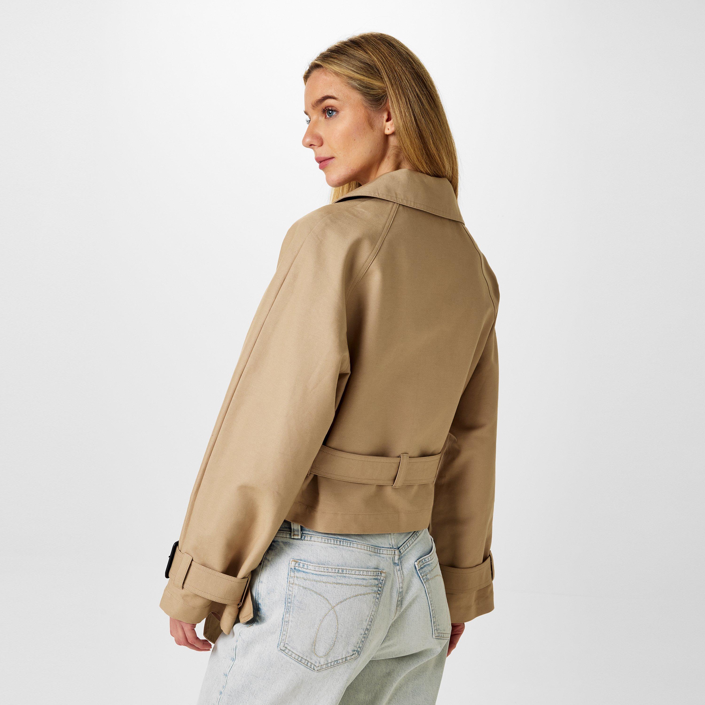 Jack Wills JW Cropped Trench Coat