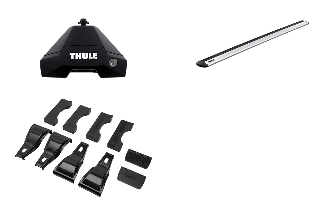Tagbøjler, Thule WingBar EVO Grå