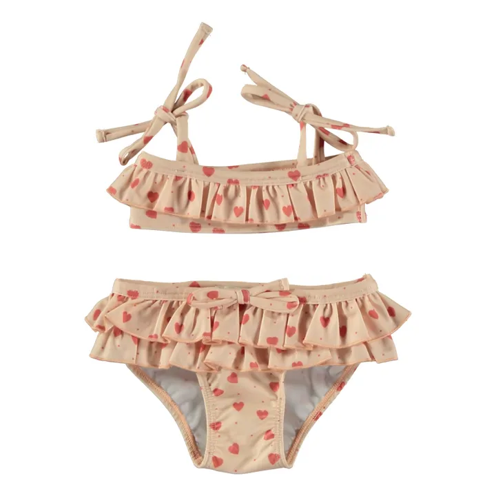 Tocoto Vintage Maillot de Bain Cœur | Rose pâle
