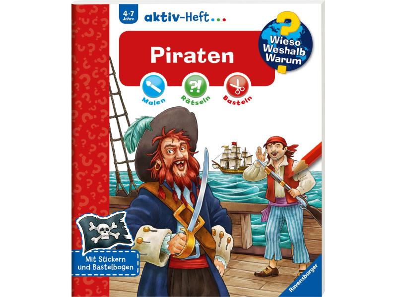 Ravensburger Kinder-Sachbuch WWW Aktiv-Heft Piraten Wer waren die Piraten?