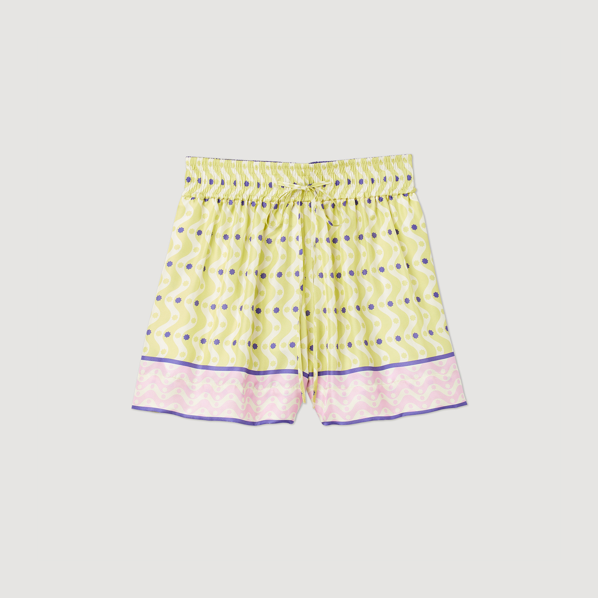 Short large imprime etoiles