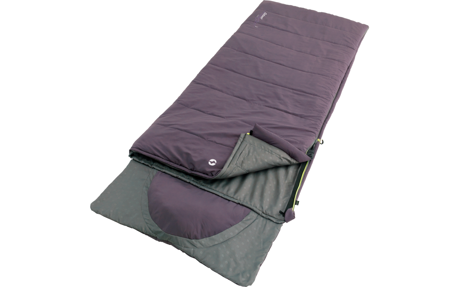 Outwell DS Contour Schlafsack 220 cm Midnight Black Reißverschluss links