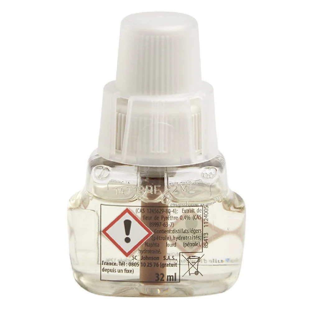 Recharge liquide antimoustique Raid avec recharge 45 nuits 32ml