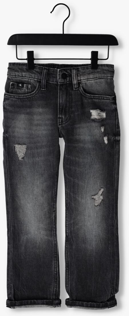 CALVIN KLEIN grijze calvin klein slim fit jeans slim washed grey destructed