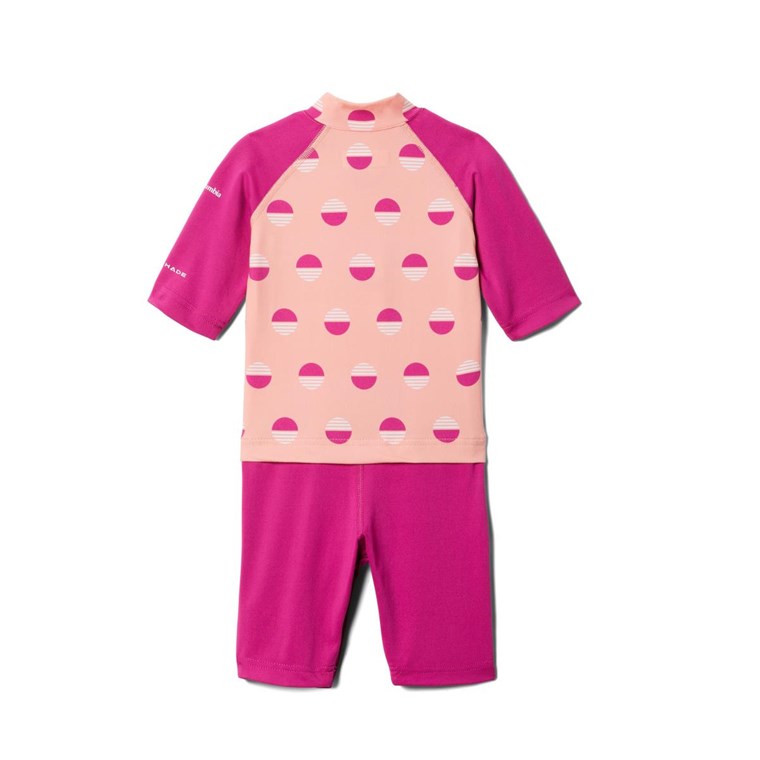Columbia Sandy Shores Sunguard Suit Infant Coral Reef Sundaze/Wild Fuchsia