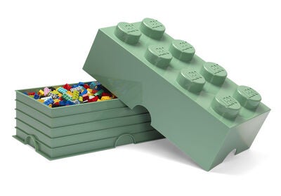 LEGO Oppbevaring 8, Sand Grønn