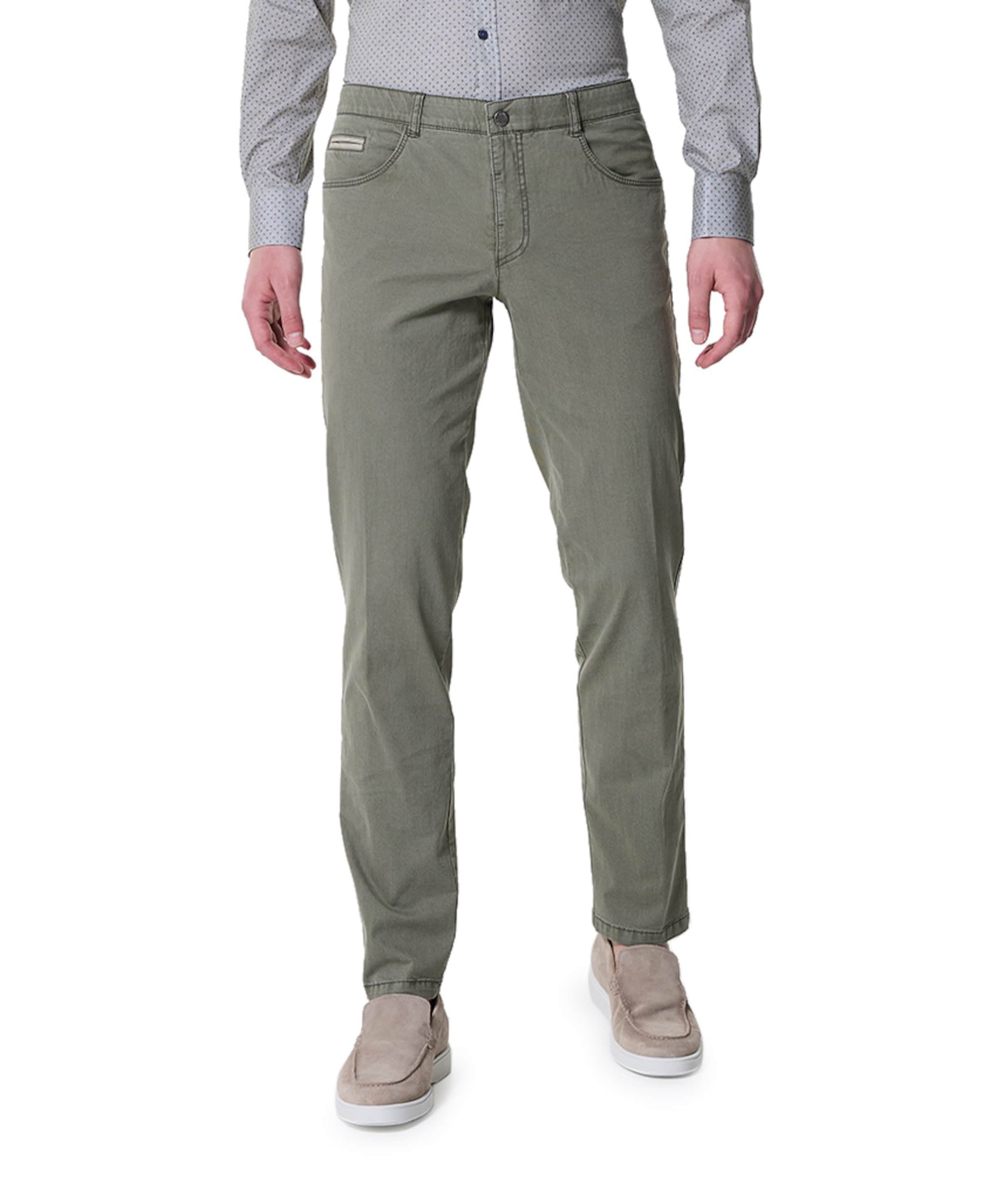 Com4 Swing Front Collection heren broek groen