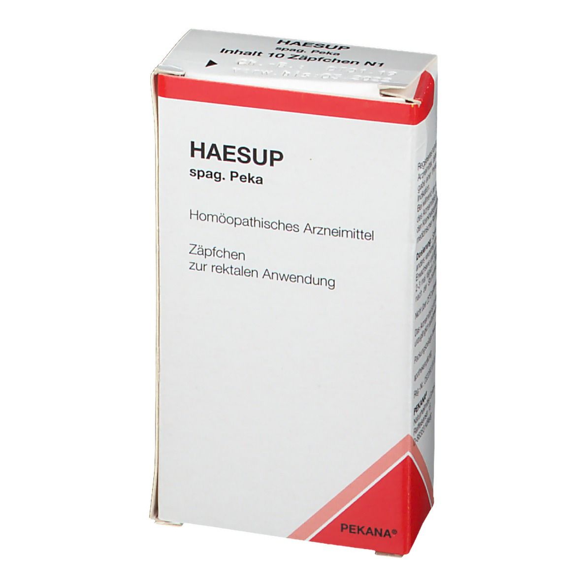 HAESUP spagyrische Peka Zäpfchen