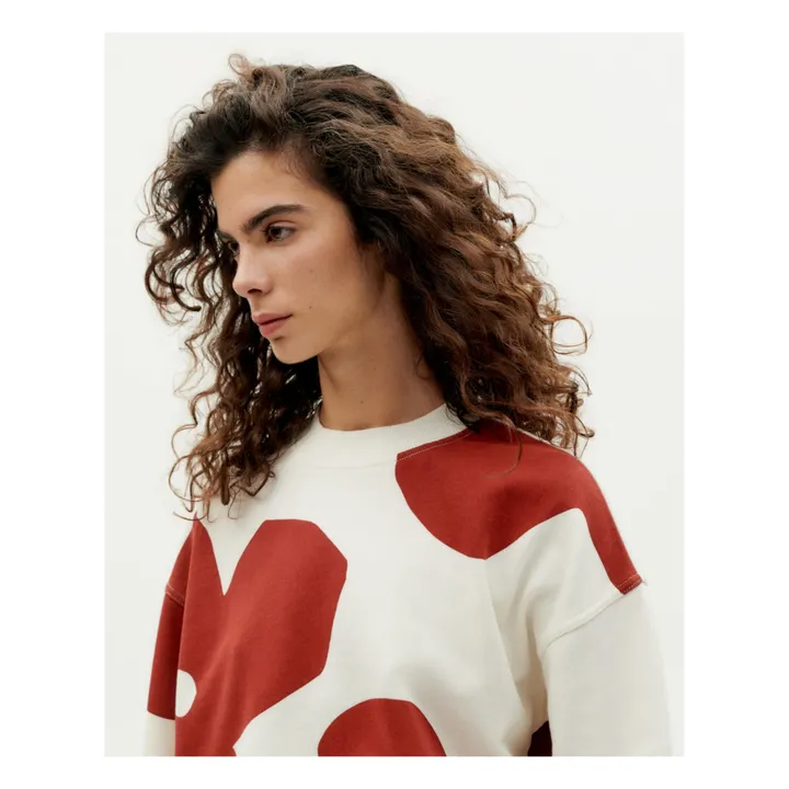 Thinking Mu Sweat Butterfly Coton Bio | Blanc
