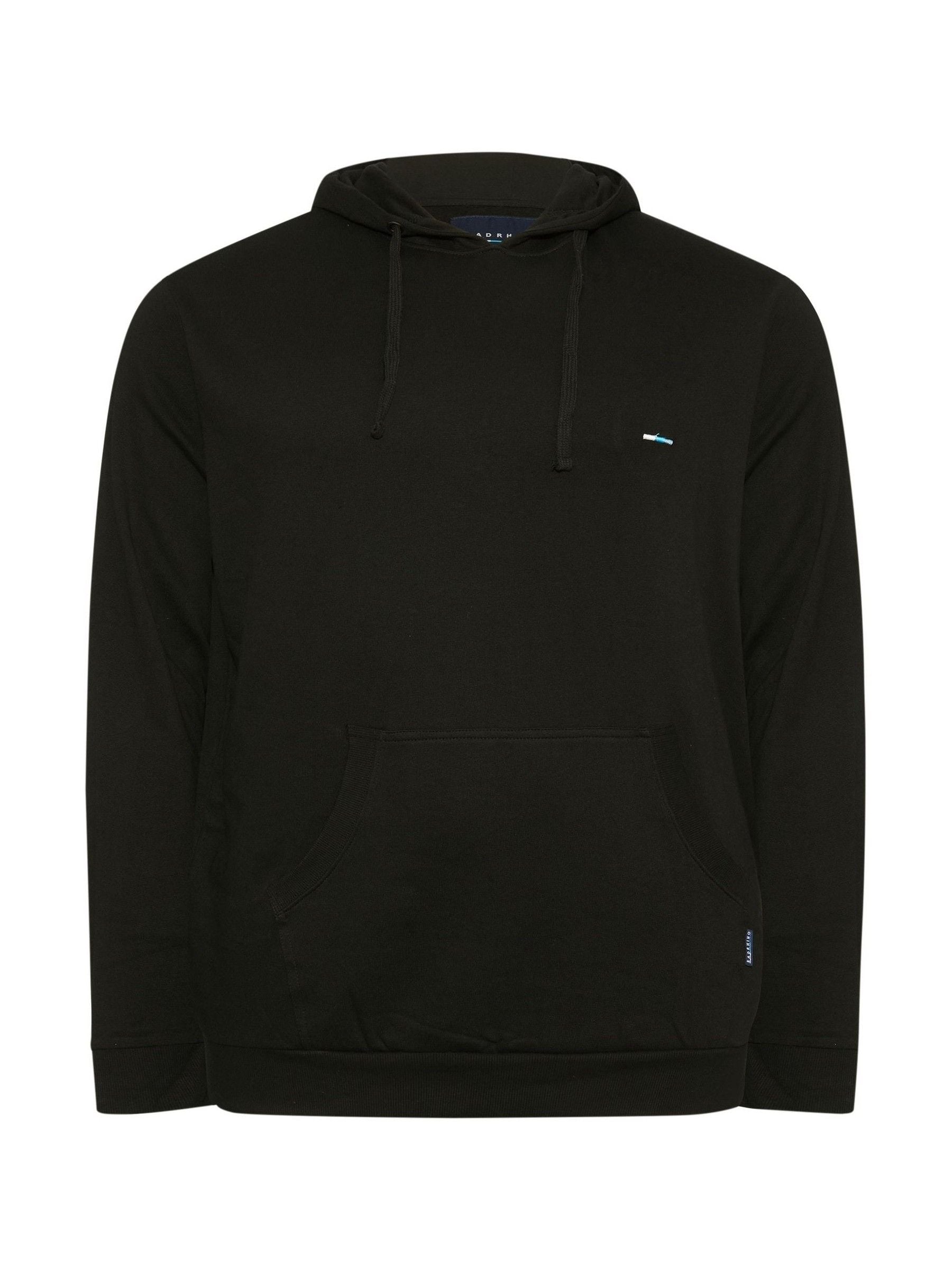 Zwart - Badrhino - Breed en groot - Must-have hoody