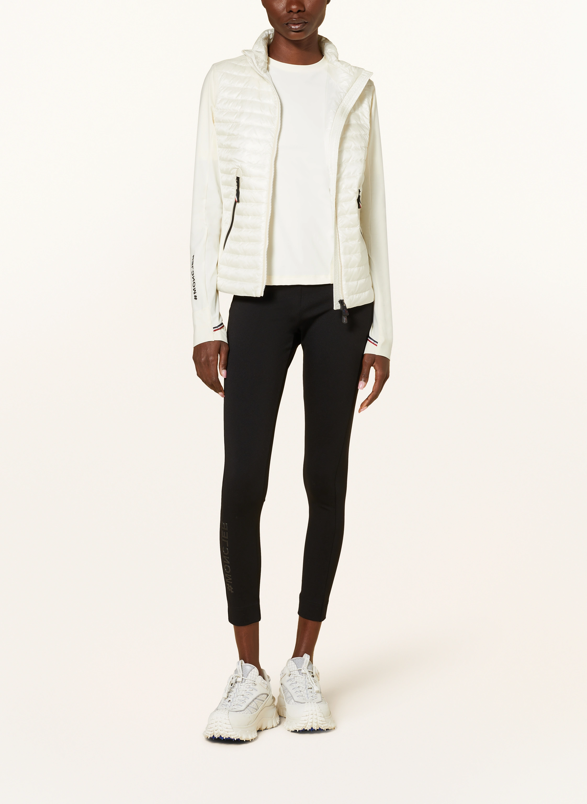 MONCLER GRENOBLE Daunenjacke im Materialmix
