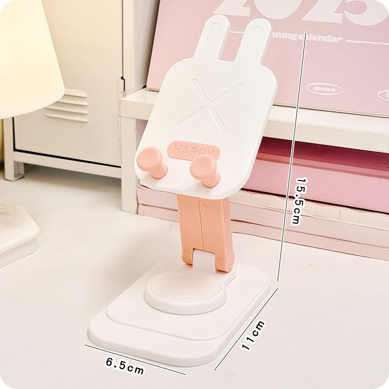 Yunikon - Rabbit Opvouwbare Telefoonstandaard / Draaibare Telefoonstandaard