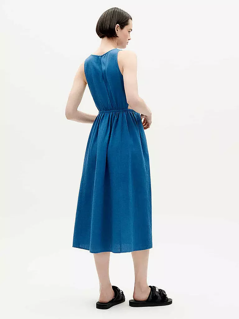 THINKING MU Midikleid KIN blau