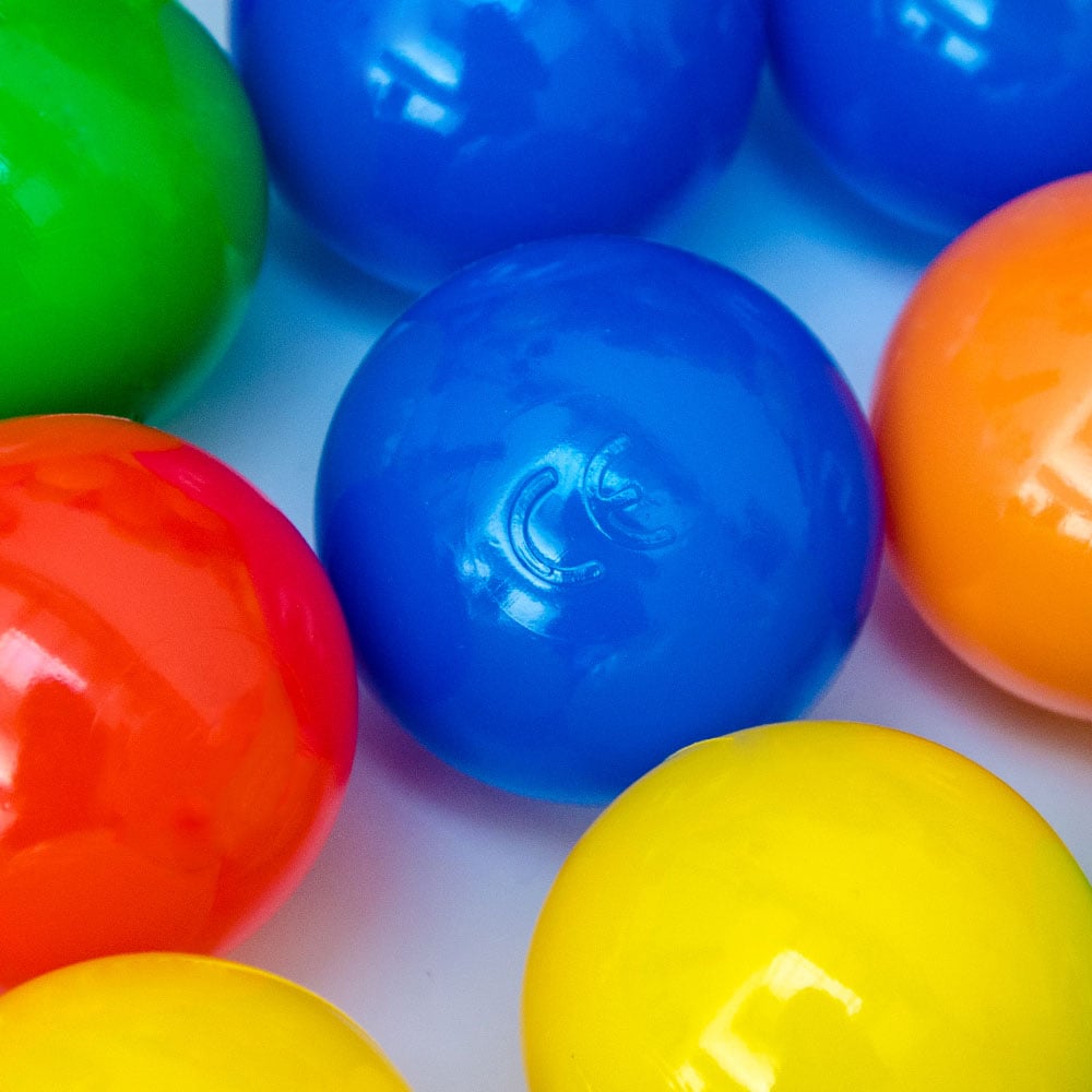 500 bunte Bälle für Bällebad 5,5cm Babybälle Plastikbälle Baby Spielbälle
