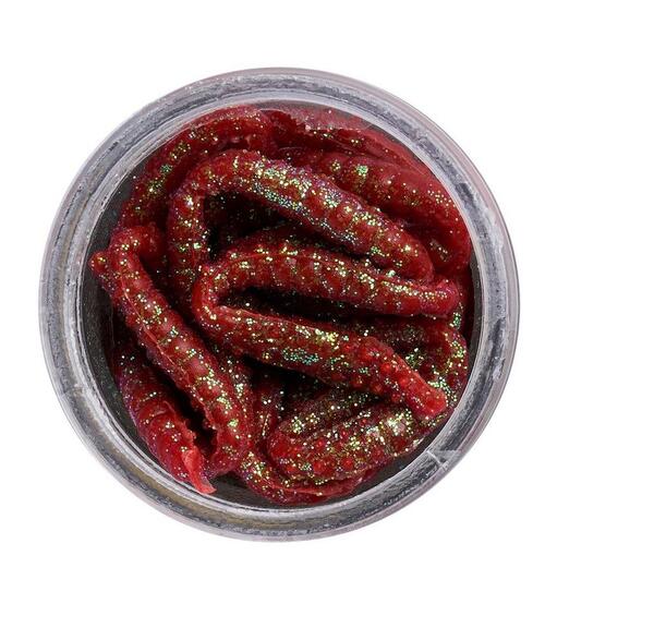 Leurres truite Berkley Powerbait Power Scales Honey Worm 2.5cm (55 pcs)