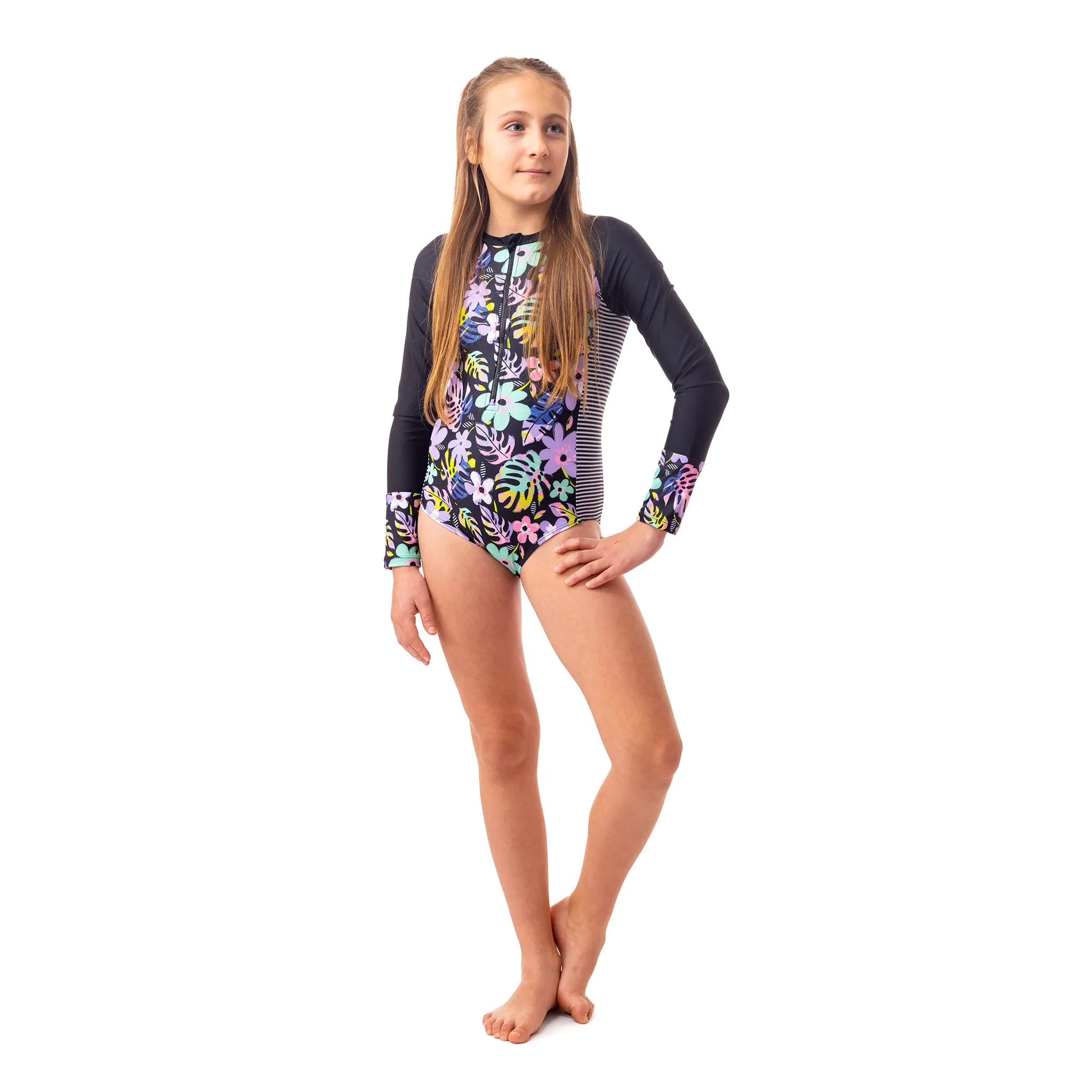Nanö Maillot UV Manches Longues Tropical 7-14ans