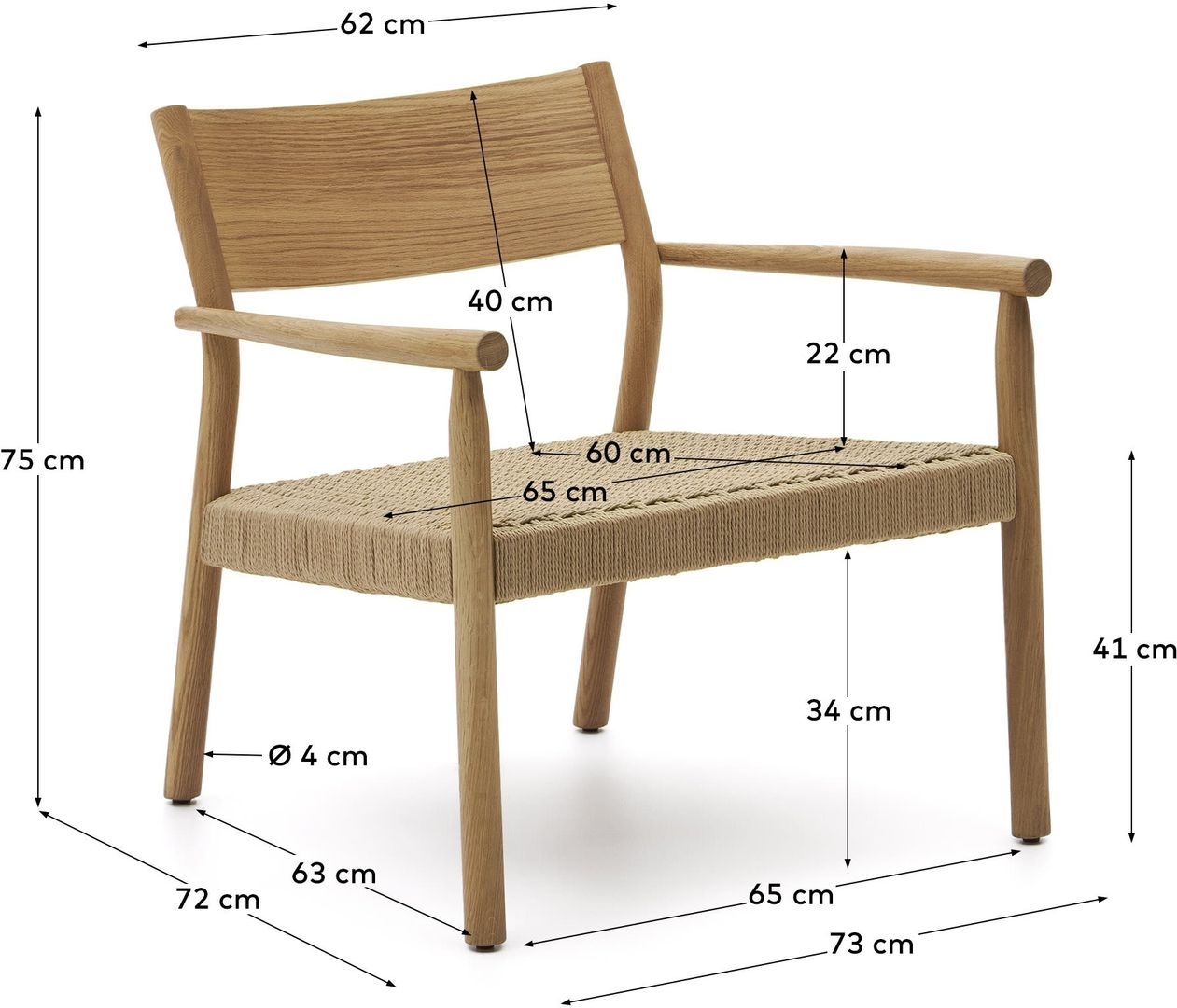 Kave Home   Yalia Fauteuil