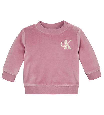 Calvin Klein Gave?ske - Bukser/Bluse/Hue - Velour - Foxglove