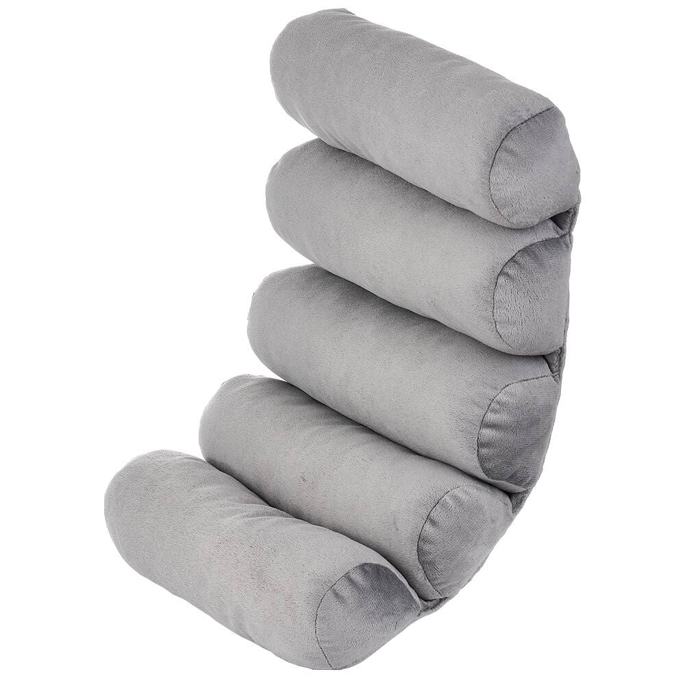 Coussin confort multi-positions gris souple et modulable