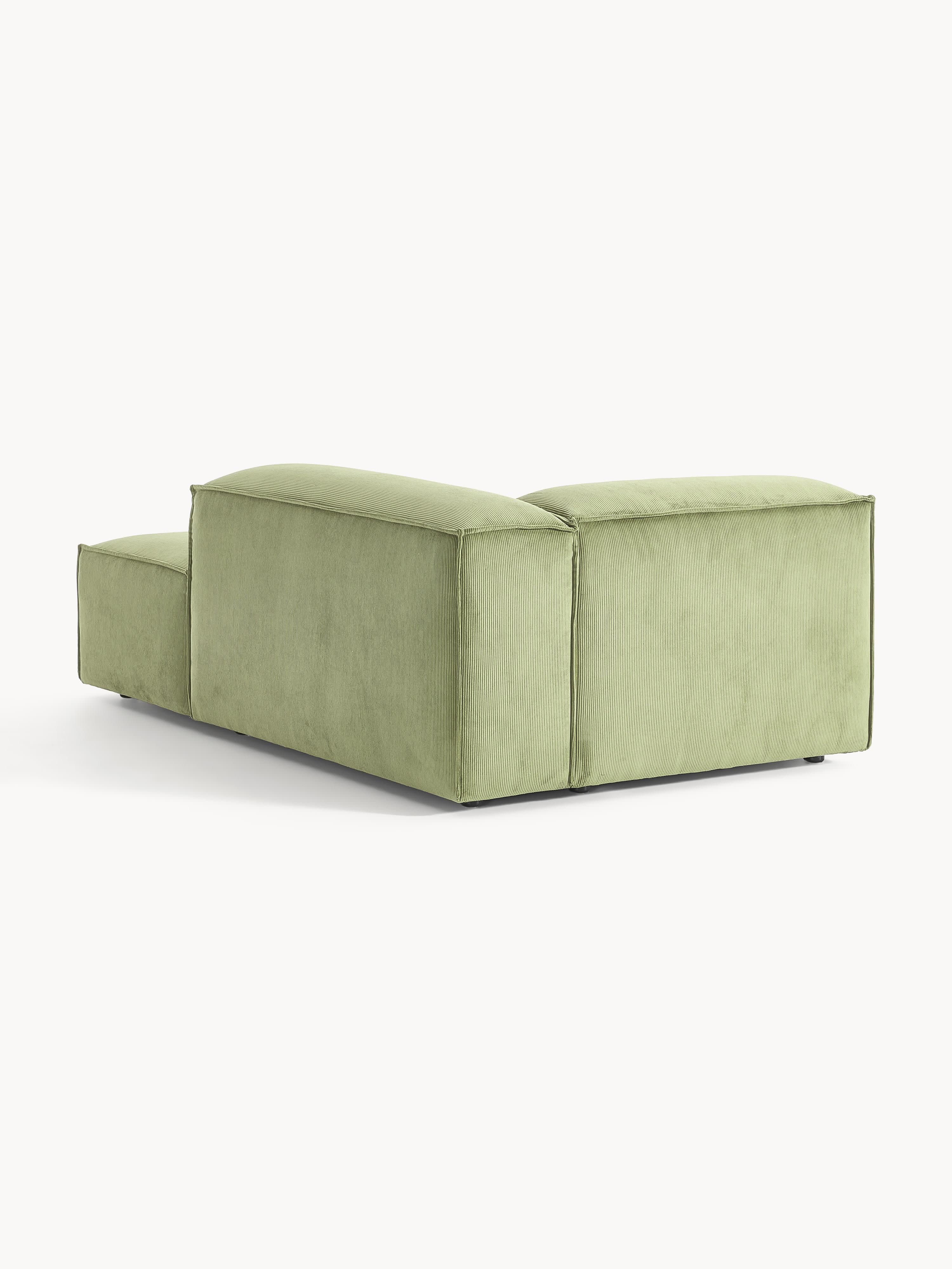 Chaise longue hoekmodule Lennon van corduroy