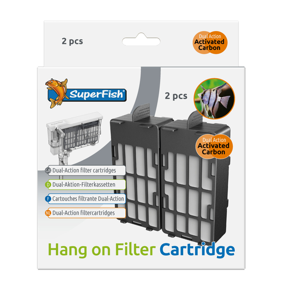 Cartouche filtrante Dual-action Hang on filter cartridges 2 pcs