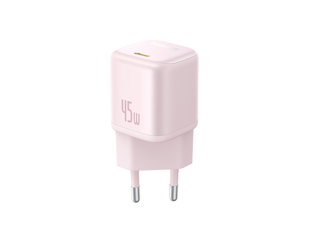 CARREGADOR BASEUS BABY PINK PICOGO USB-C 45W