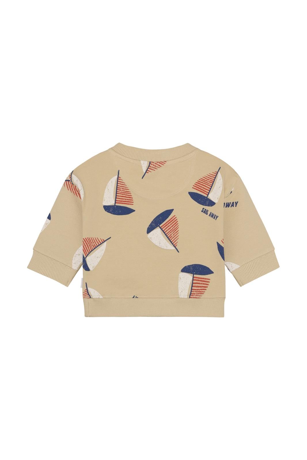 Noppies Baby Sweater all over print - Egret
