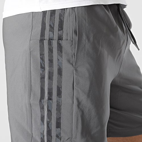 Short Jogging A Bandes IC1494 Gris