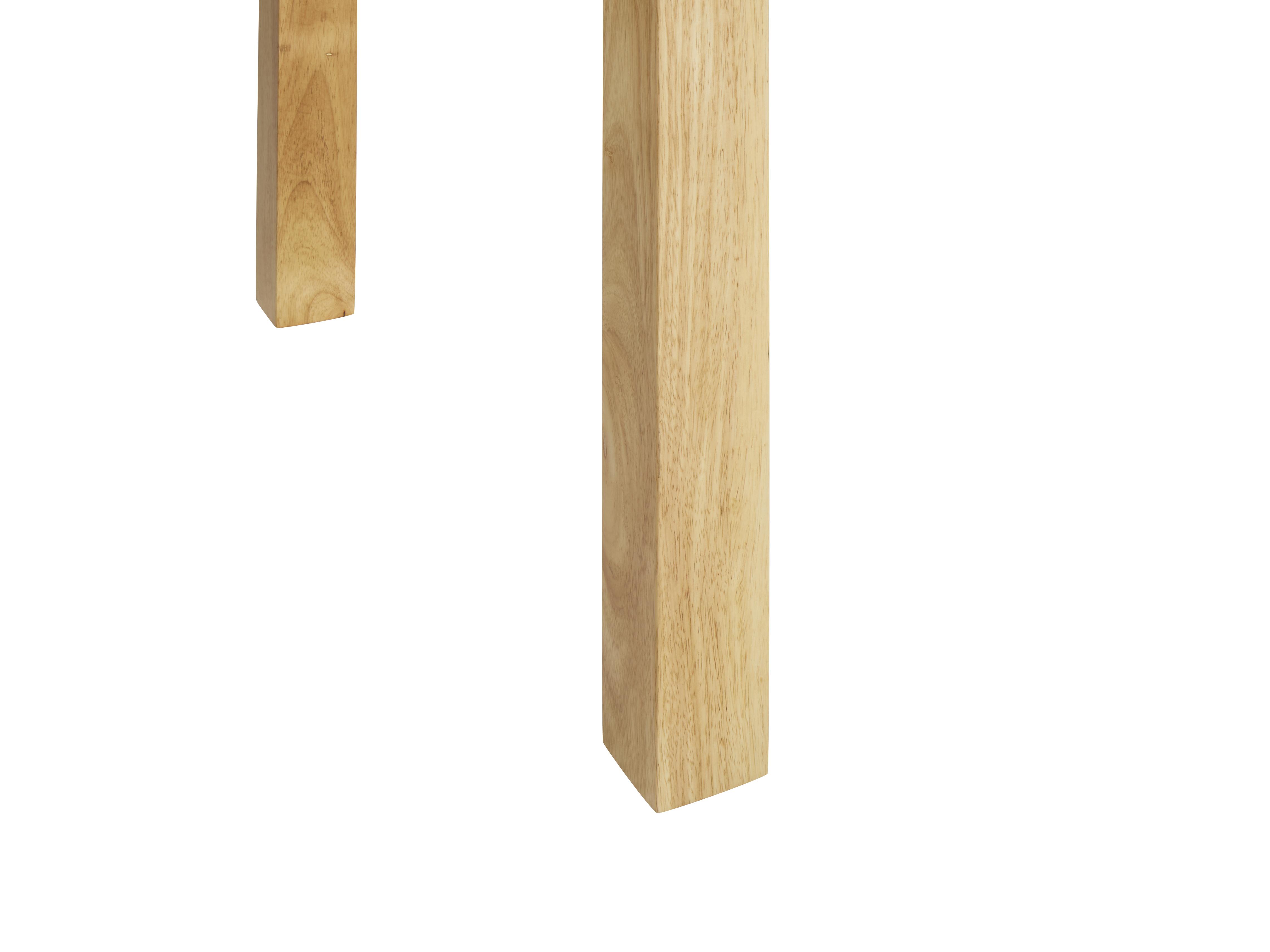 Eettafel uitschuifbaar MADURA Natuurlijk essenhout 90 cm 160/240 cm
