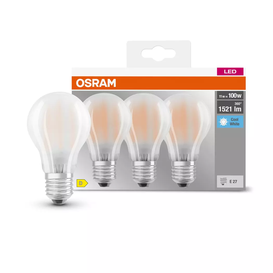 LED-Birne E27/11 Watt/Energie D