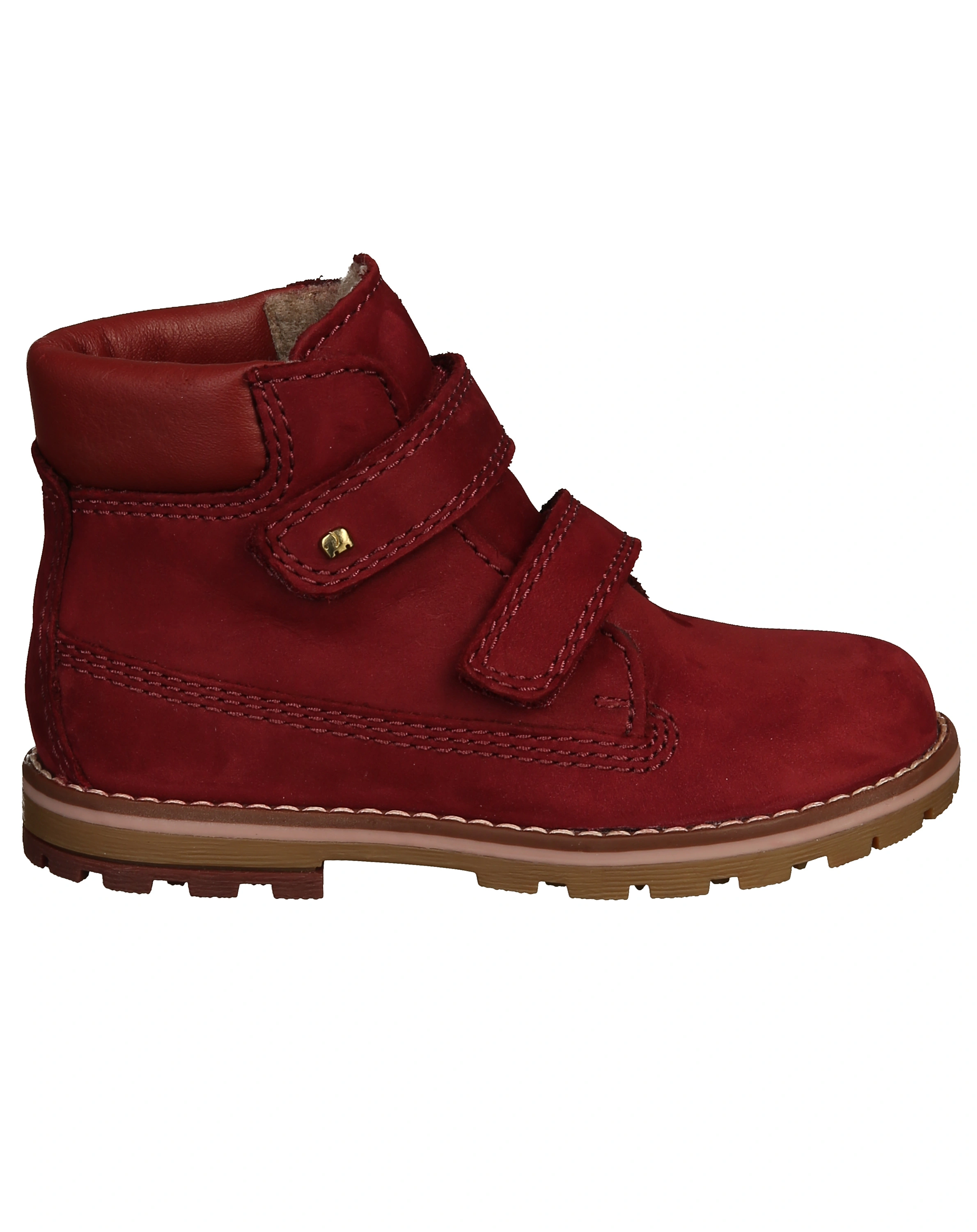 Leder-Klettstiefel BERG BOBO in burgundy/oriente