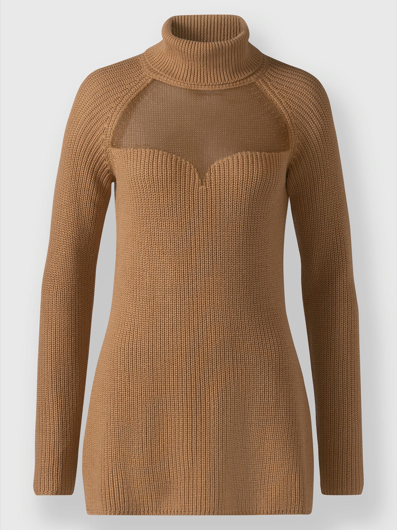 Pull décolleté transparent
