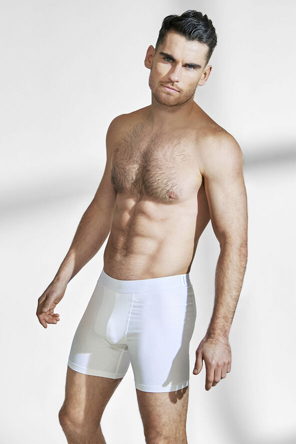 Bread & Boxers Boxer-Brief Extra Long 3-pack White