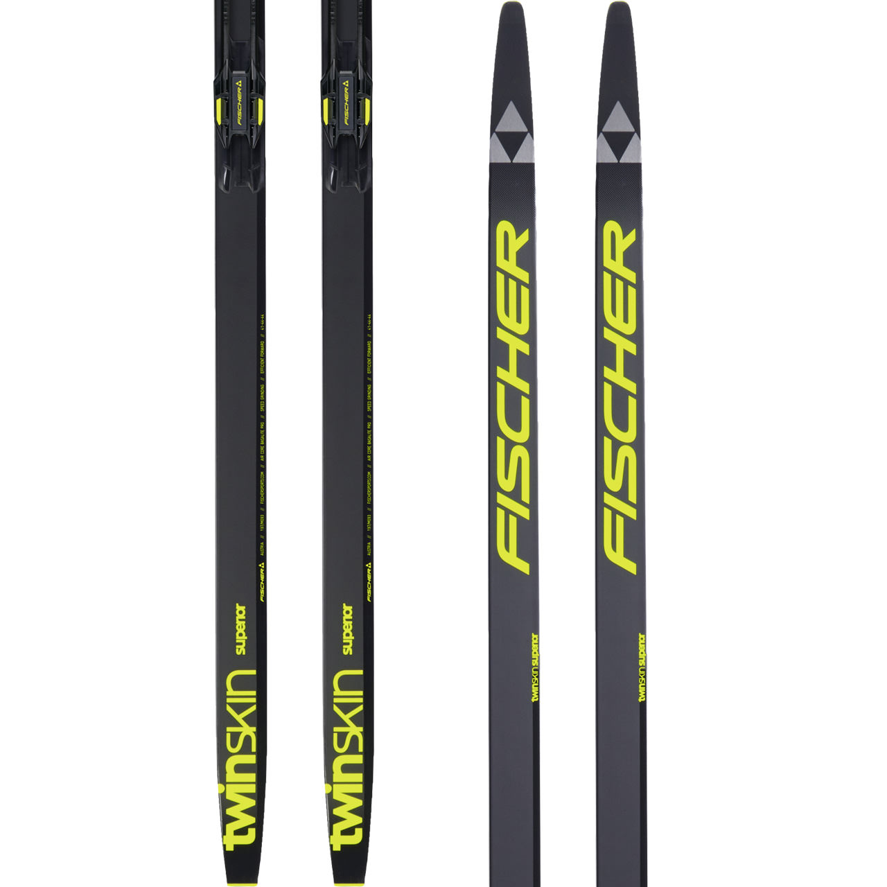 Fischer Twin Skin Superior Stiff incl. Bindung (2023/24) | Classic | Langlaufski | Langlauf | XSPO