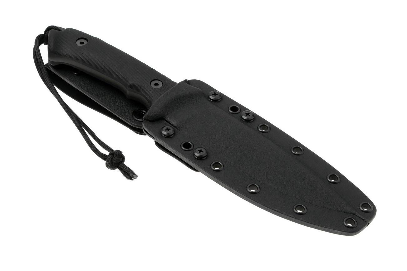 Spartan Blades Harsey Difensa SB19BKBKKYBK Black, Black Micarta, survivalmes, kydex schede