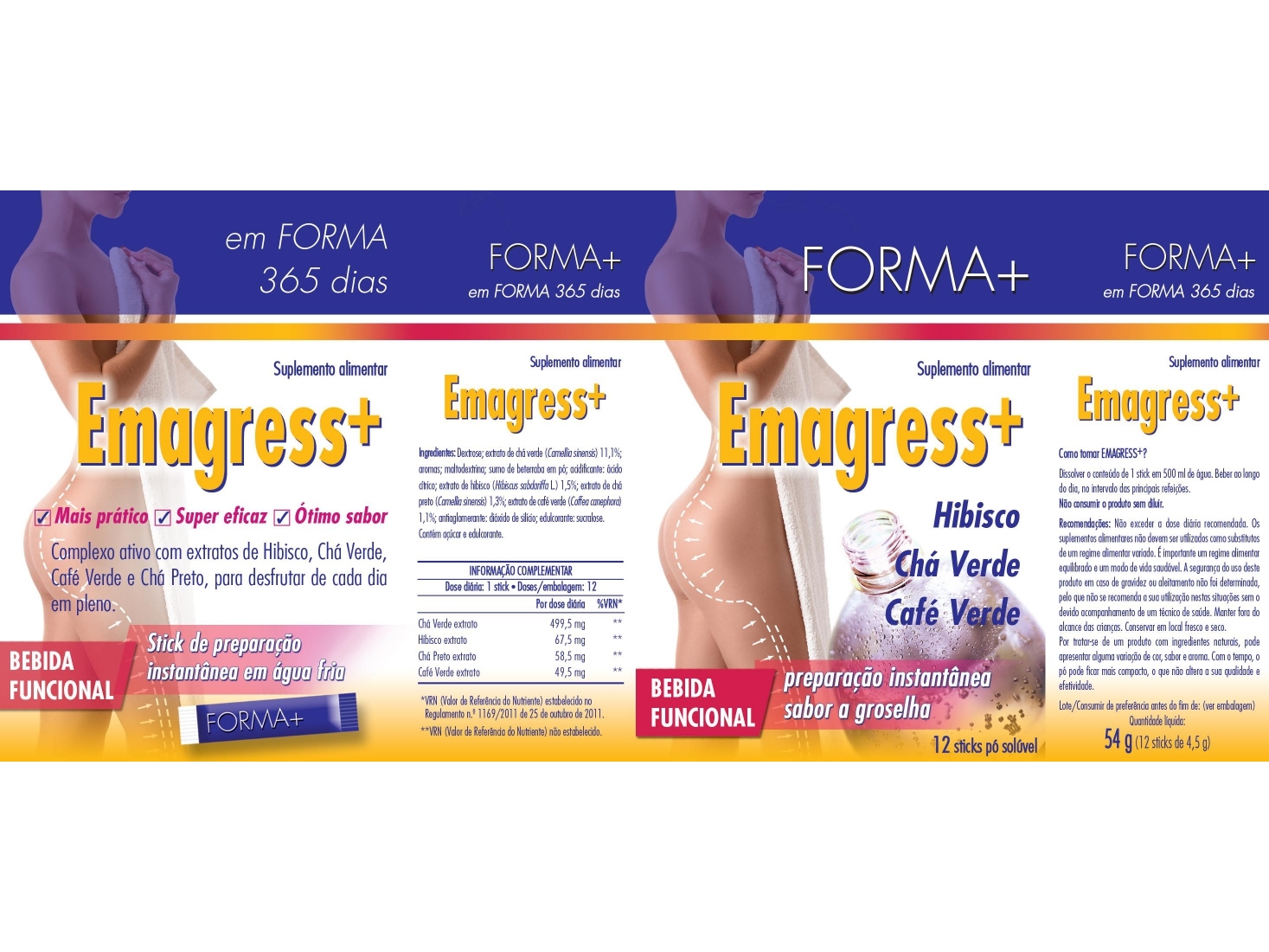 SUPLEMENTO FORMA  EMAGRESS  SOLÚVEL 10 SAQ