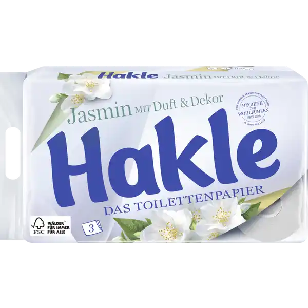 Toilettenpapier Jasmin mit Duft & Dekor