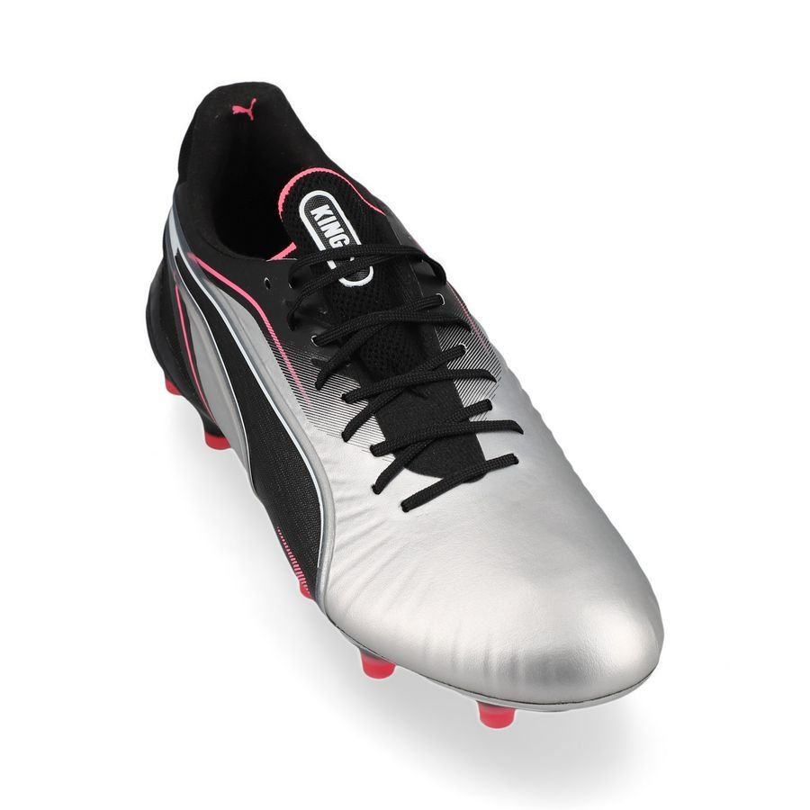 PUMA King Ultimate FG/AG Audacity - Argenté/Noir/Sun Struck/Blanc Femme