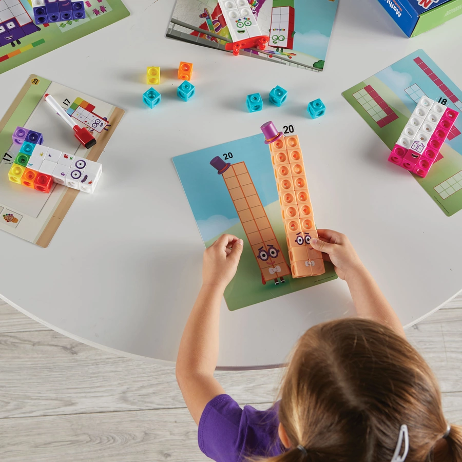 Learning Resources® Mathlink® Cubes Numberblocks 11-20 Activity Set