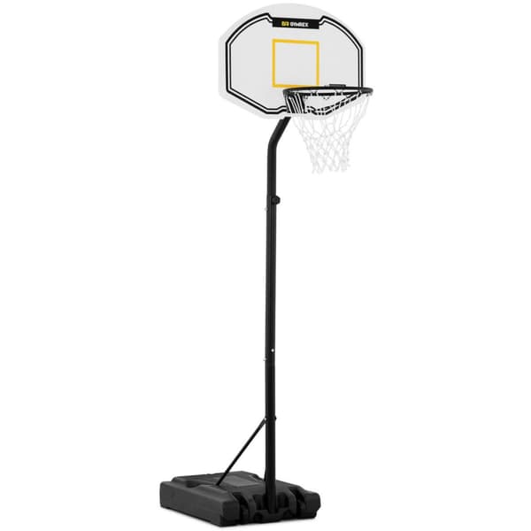 Mobilt basketballkurvsett, justerbart på stativ, høyde 190-260 cm