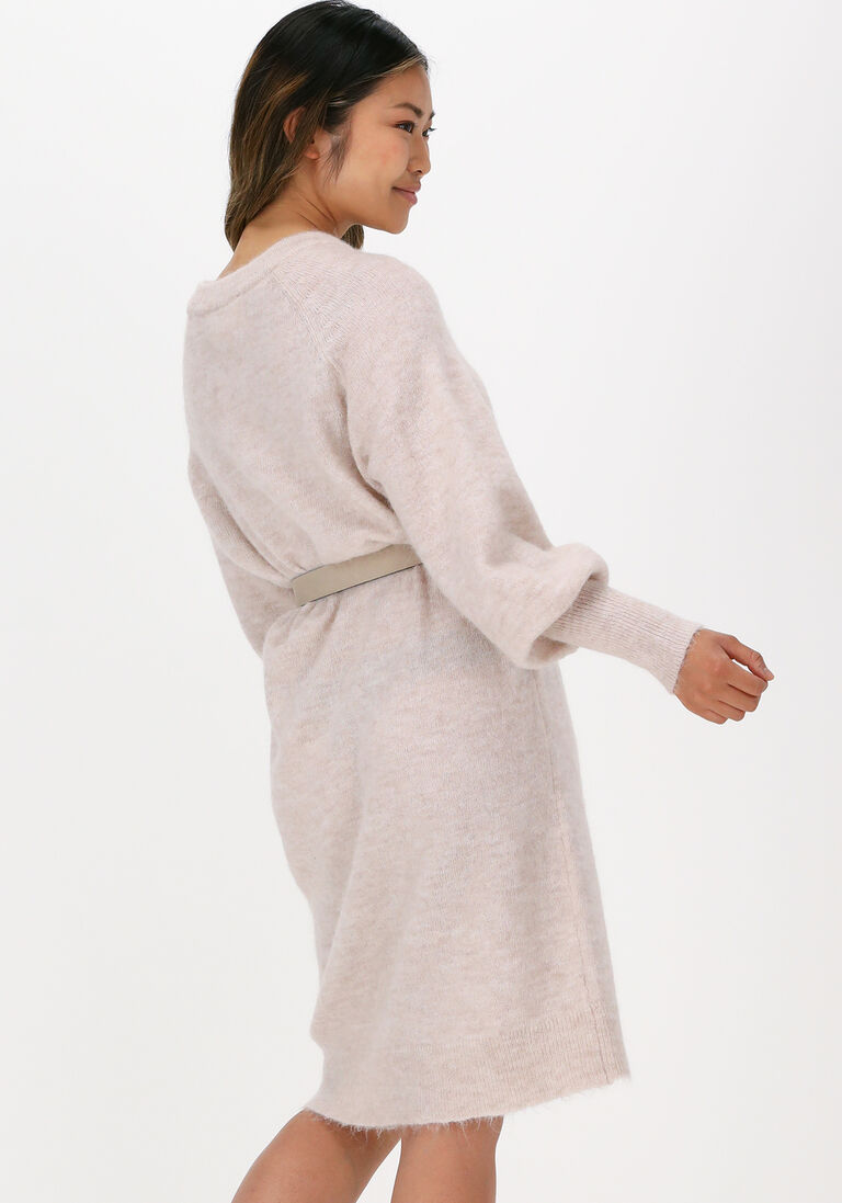 SELECTED FEMME beige selected femme mini jurk slflulu ls knit dress b