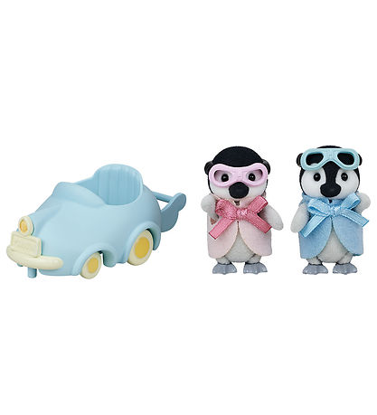 Sølvanian Families - Penguin Babies Ride 'n Play - 5695