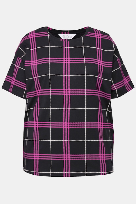 T-Shirt, oversized, Karo