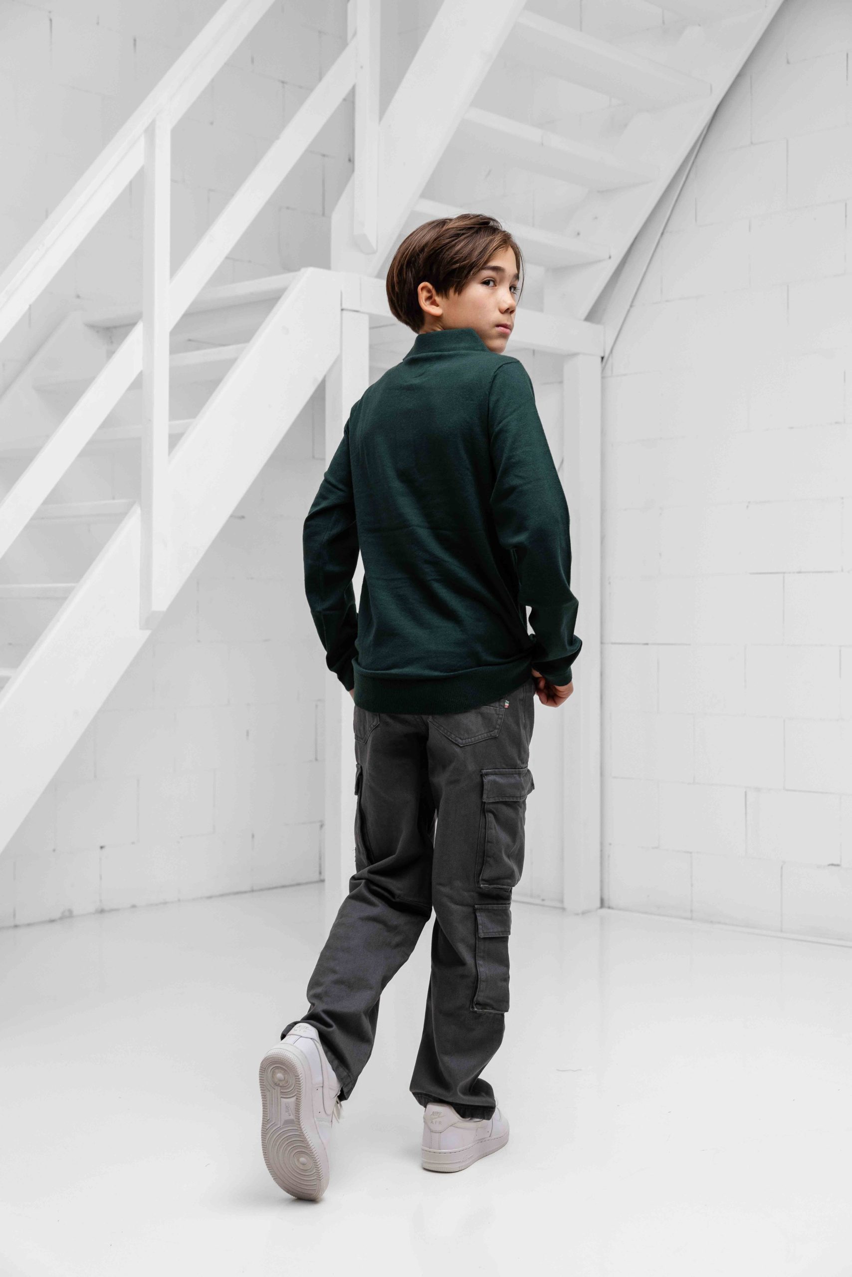 Vingino Per Polo Kids Donkergroen