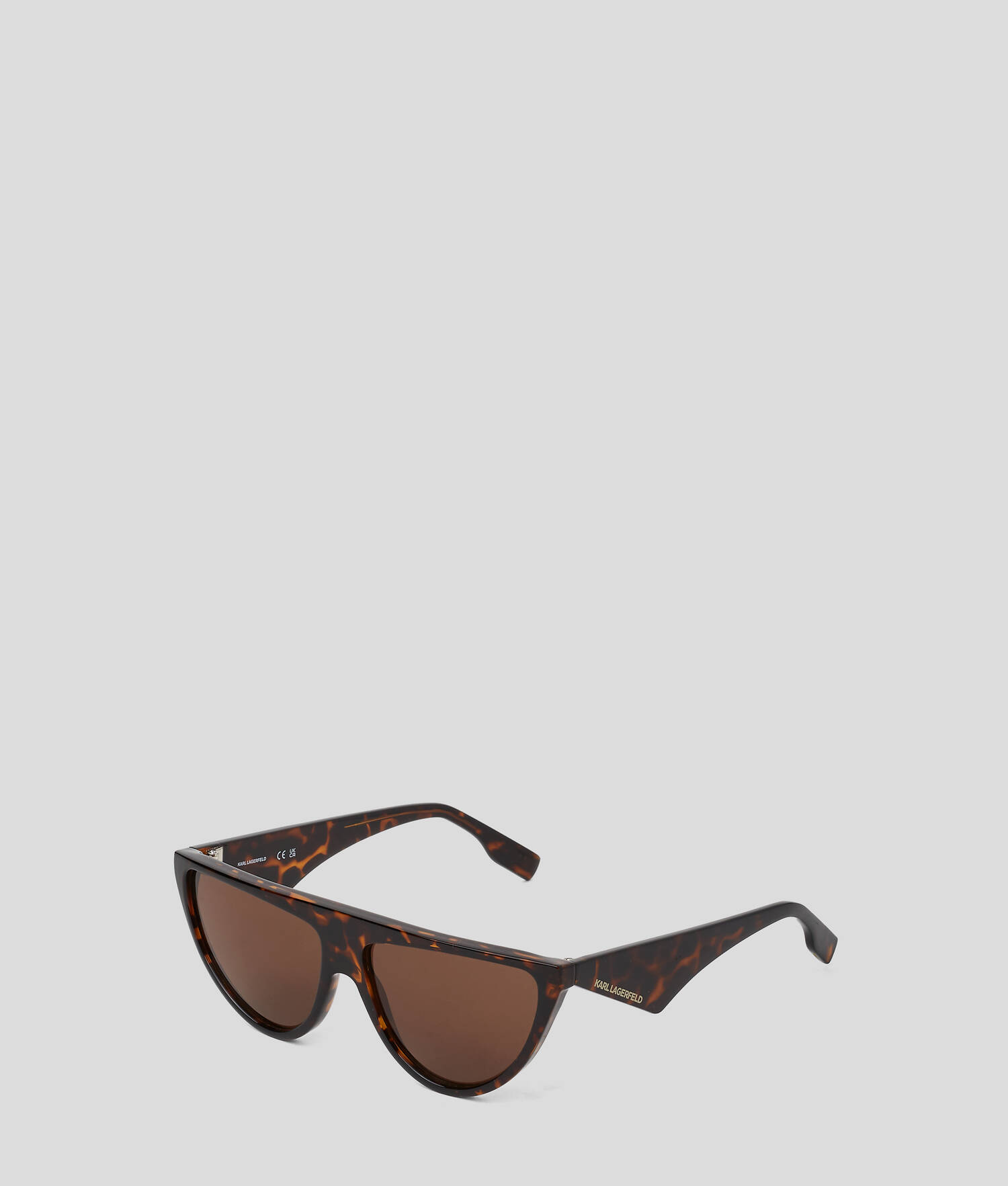 LUNETTES DE SOLEIL AVEC LOGO KARL - Tortue Foncée
