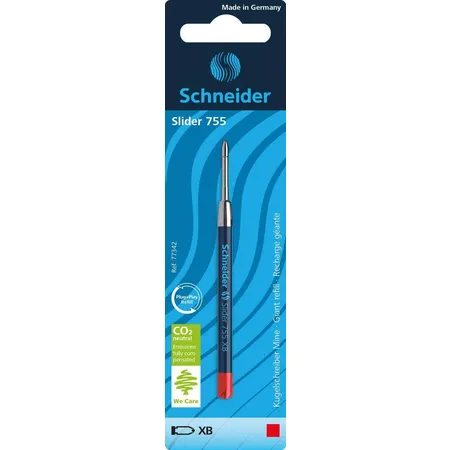 Schneider Kugelschreibermine Slider 755 XB, rot