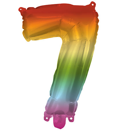 Decorata Party Folienballon - 95 cm - Nr. 7 - Rainbow