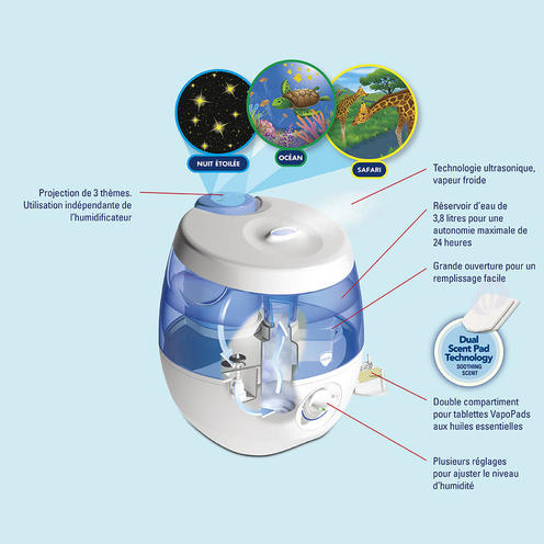 Humidificateur Ultrasonique SweetDreams - VICKS