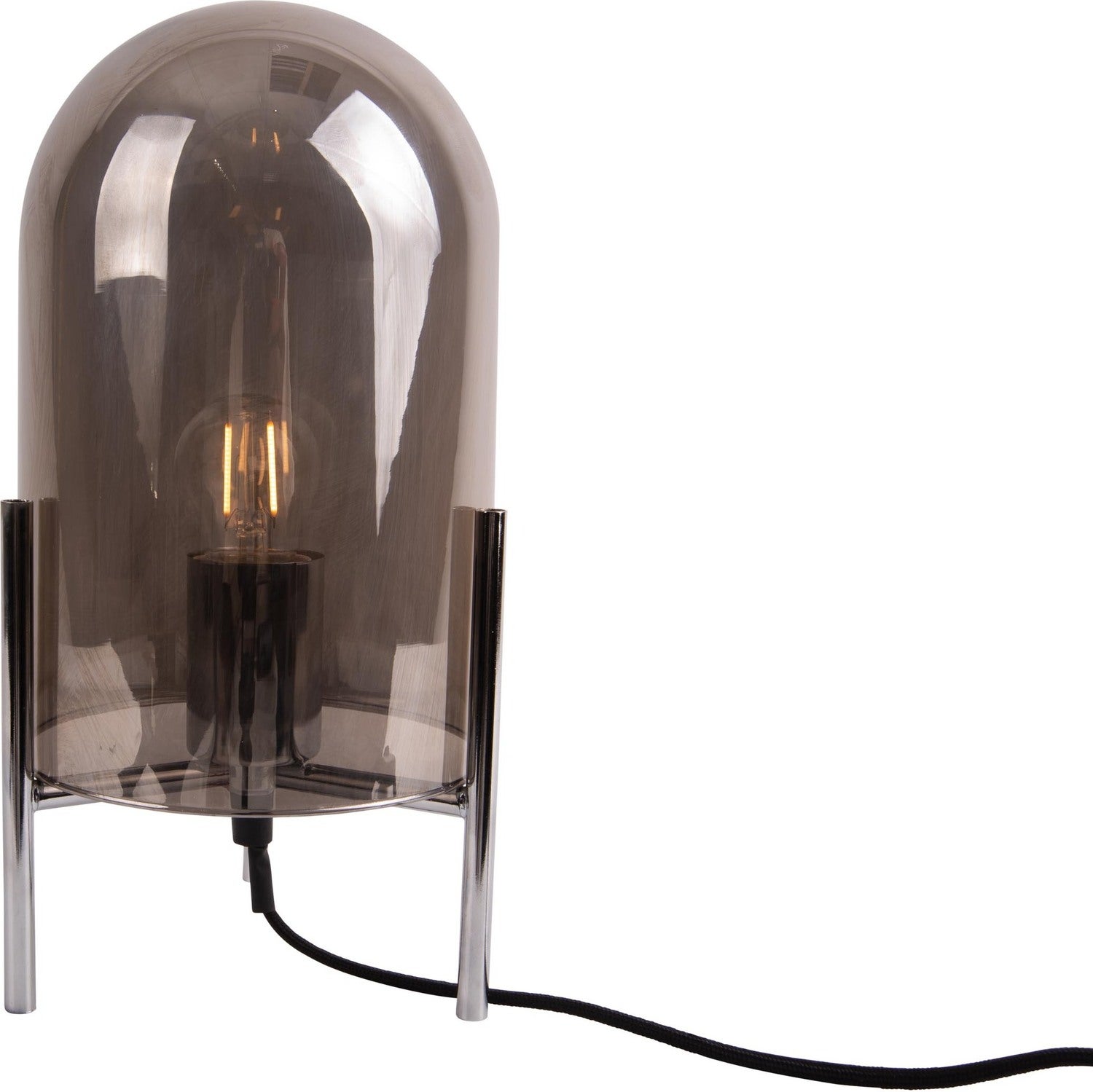 PT Living tafellamp Bell grijs D 16 H 30 cm