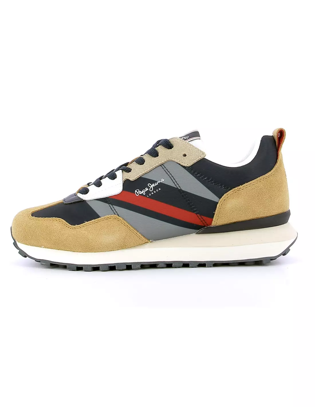 PEPE JEANS FOSTER MAN PRINT - Baskets CAMELMARINE